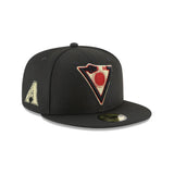 Arizona Diamondbacks 2021 City Connect Alternate Logo Black 59FIFTY Fitted Hat - New Era - 23310141034