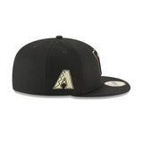 Arizona Diamondbacks 2021 City Connect Alternate Logo Black 59FIFTY Fitted Hat - New Era - 23310141034