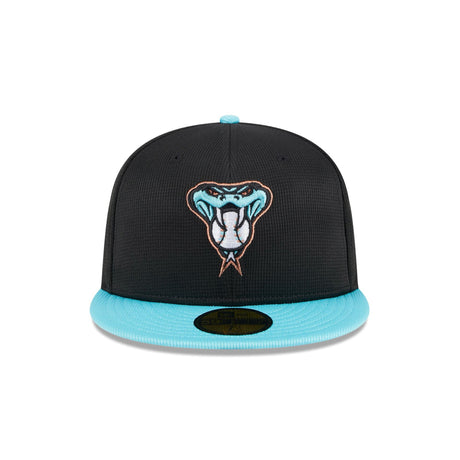 Arizona Diamondbacks 2024 Batting Practice Black and Turquoise 59FIFTY Fitted Hat - New Era - 23250341001