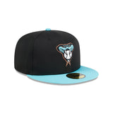 Arizona Diamondbacks 2024 Batting Practice Black and Turquoise 59FIFTY Fitted Hat - New Era - 23250341001