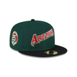 Arizona Diamondbacks 25th Anniversary Side Patch Green & Black 59FIFTY Fitted Hat - New Era - 23336441001