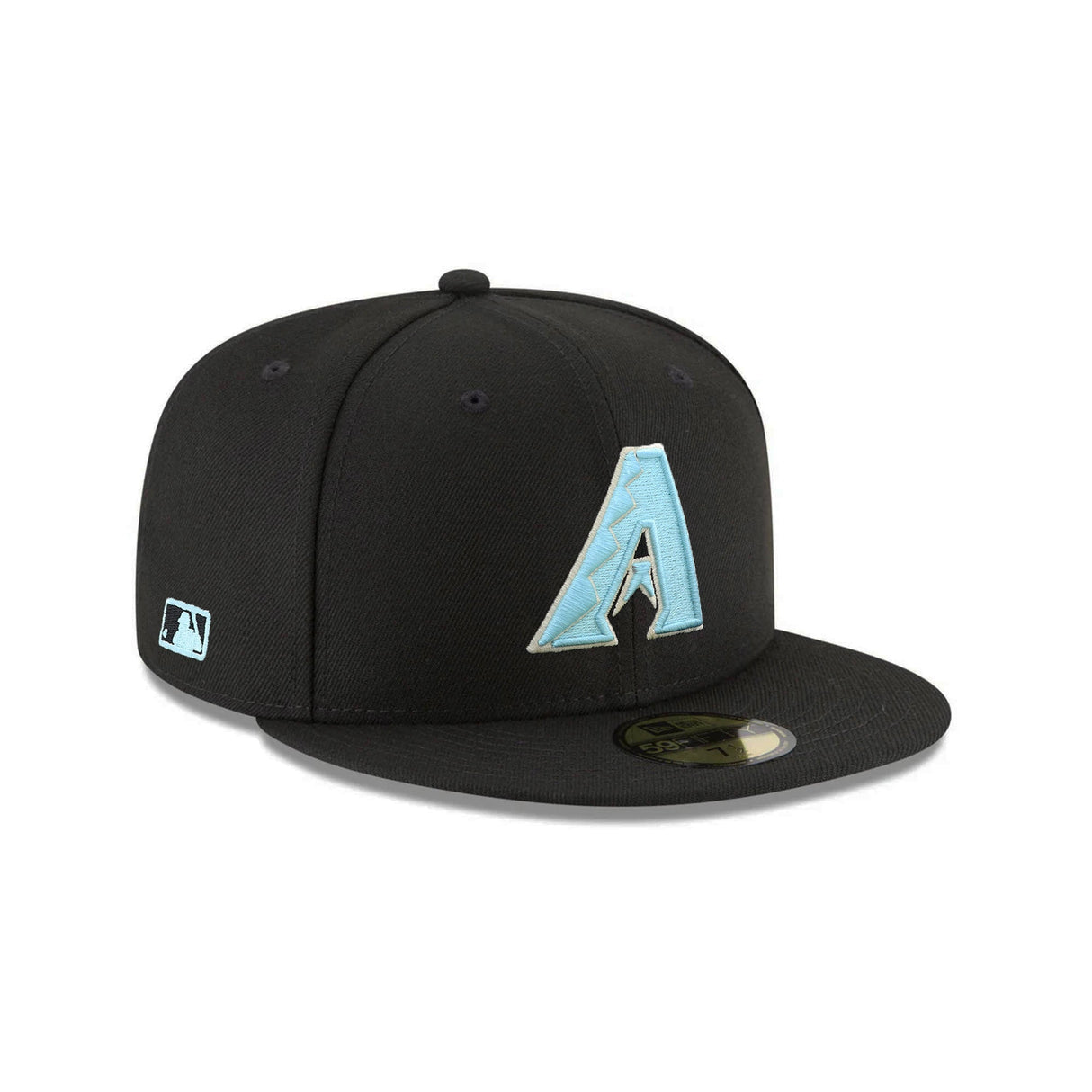 Arizona Diamondbacks Alternate Logo Black & Teal 59FIFTY Fitted Hat - New Era - 23334441001