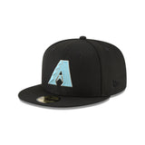 Arizona Diamondbacks Alternate Logo Black & Teal 59FIFTY Fitted Hat - New Era - 23334441001