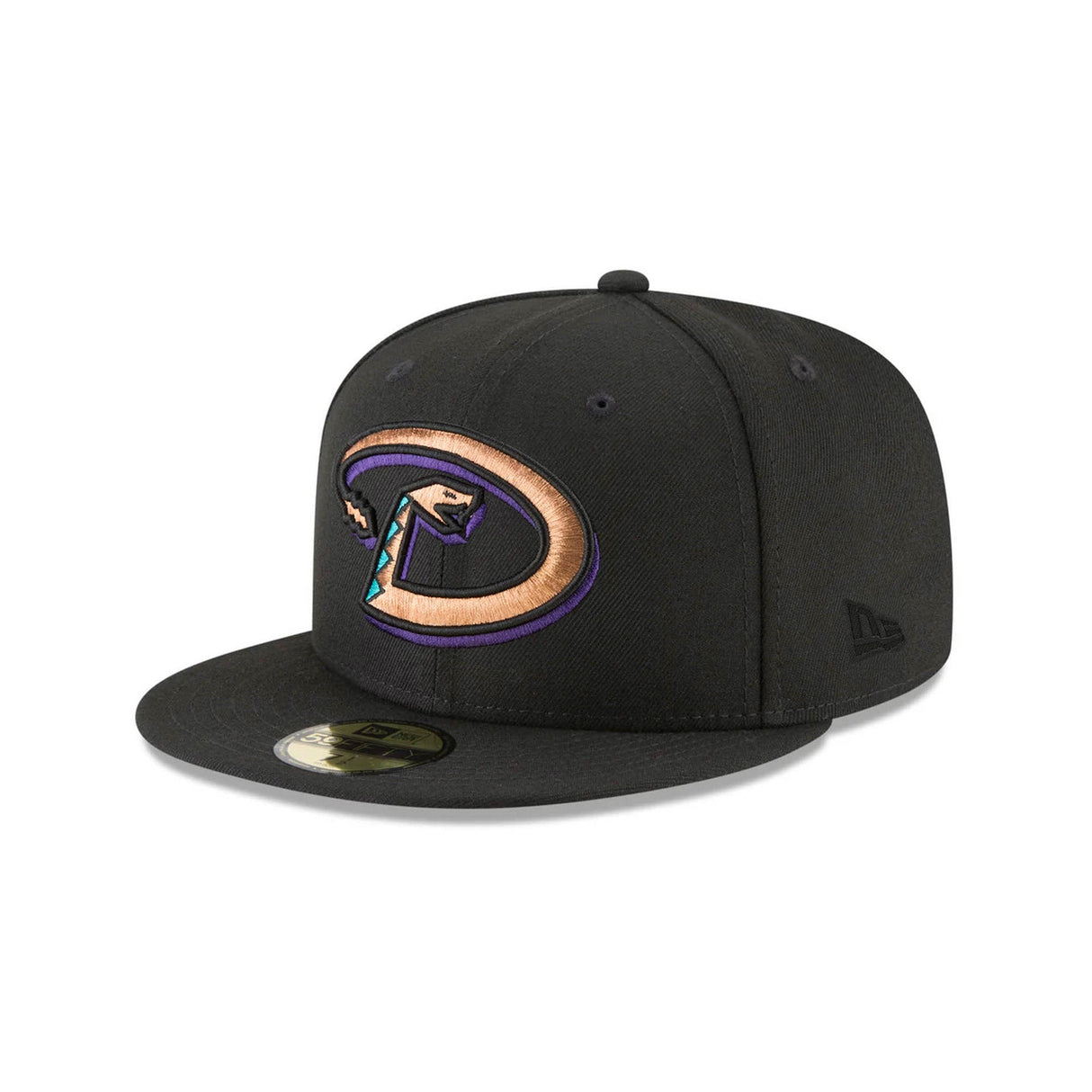 Arizona Diamondbacks Alternate Logo Copper Snakehead Black 59FIFTY Fitted Hat - New Era - 233541001