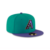 Arizona Diamondbacks Aqua & Varsity Purple 59FIFTY Fitted Hat - New Era - 23337341001