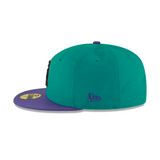 Arizona Diamondbacks Aqua & Varsity Purple 59FIFTY Fitted Hat - New Era - 23337341001