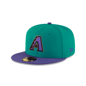 Arizona Diamondbacks Aqua & Varsity Purple 59FIFTY Fitted Hat - New Era - 23337341001