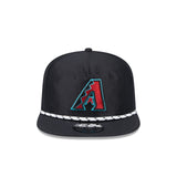 Arizona Diamondbacks Black Golfer Rope Snapback Hat - New Era - 2315124101