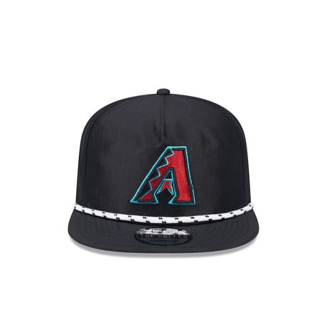Arizona Diamondbacks Black Golfer Rope Snapback Hat - New Era - 2315124101