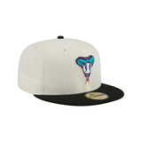 Arizona Diamondbacks Chrome Black Alternate Logo 59FIFTY Fitted Hat - New Era - 23337041001