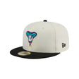 Arizona Diamondbacks Chrome Black Alternate Logo 59FIFTY Fitted Hat - New Era - 23337041001