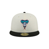 Arizona Diamondbacks Chrome Black Alternate Logo 59FIFTY Fitted Hat - New Era - 23337041001