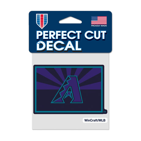 Arizona Diamondbacks City Connect 4x4 Perfect Cut Decal - Wincraft - 3271410