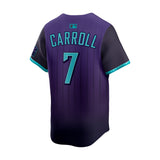 Arizona Diamondbacks City Connect Corbin Carroll 7 Purple Limited Jersey - Nike - 235901410101