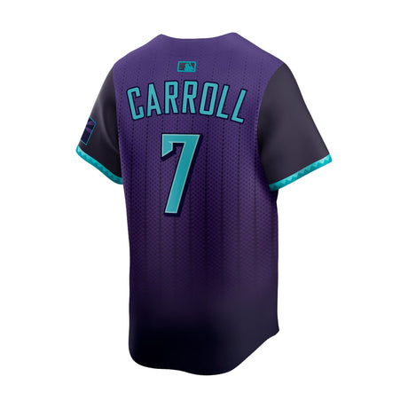 Arizona Diamondbacks City Connect Corbin Carroll 7 Purple Limited Jersey - Nike - 235901410101
