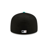 Arizona Diamondbacks Cooperstown Collection Alternate Logo Black Teal 59FIFTY Fitted Hat - New Era - 23380141001