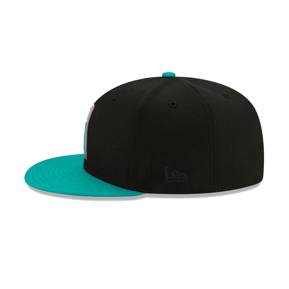 Arizona Diamondbacks Cooperstown Collection Alternate Logo Black Teal 59FIFTY Fitted Hat - New Era - 23380141001