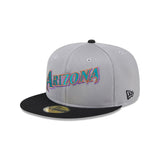 Arizona Diamondbacks Cooperstown Collection Pivot Mesh Gray 59FIFTY Fitted Hat - New Era - 23052441001