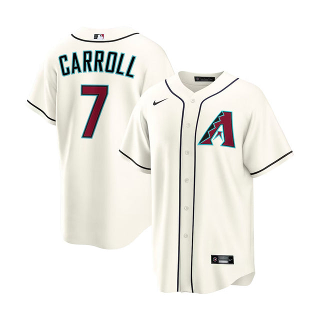 Arizona Diamondbacks Corbin Carroll Cream Home Replica Jersey - Nike - 23320141025