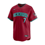 Arizona Diamondbacks Corbin Carroll Crimson Red Alternate Limited Jersey - Nike - 235901410101