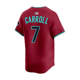 Arizona Diamondbacks Corbin Carroll Crimson Red Alternate Limited Jersey - Nike - 235901410101
