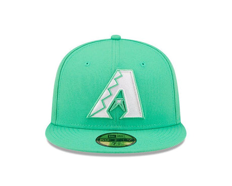 Arizona Diamondbacks Neon Green Logo 59FIFTY Fitted Hat - New Era - 