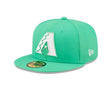 Arizona Diamondbacks Neon Green Logo 59FIFTY Fitted Hat - New Era - 
