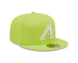 Arizona Diamondbacks Neon Lime Green Logo 59FIFTY Fitted Hat - New Era - 