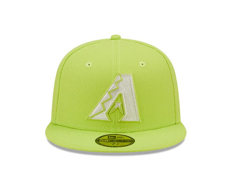 Arizona Diamondbacks Neon Lime Green Logo 59FIFTY Fitted Hat - New Era - 