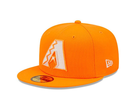 Arizona Diamondbacks Neon Orange Logo 59FIFTY Fitted Hat - New Era - 