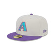 Arizona Diamondbacks Purple & Teal 59FIFTY Fitted Hat - New Era - 23337341012