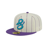 Arizona Diamondbacks Retro City Cream & Purple Pinstripe 59FIFTY Fitted Hat - New Era - 23710141001