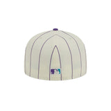 Arizona Diamondbacks Retro City Cream & Purple Pinstripe 59FIFTY Fitted Hat - New Era - 23710141001