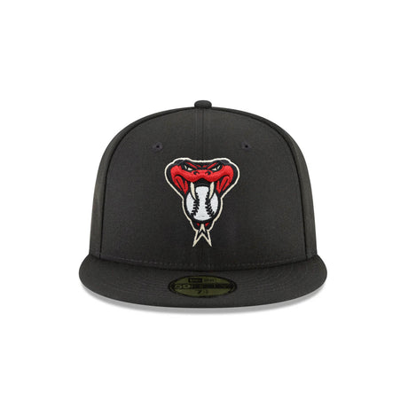 Arizona Diamondbacks Snake Head Logo Black 59FIFTY Fitted Hat - New Era - 23334141001