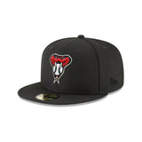 Arizona Diamondbacks Snake Head Logo Black 59FIFTY Fitted Hat - New Era - 23334141001
