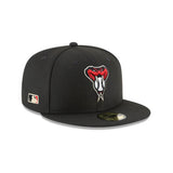Arizona Diamondbacks Snake Head Logo Black 59FIFTY Fitted Hat - New Era - 23334141001