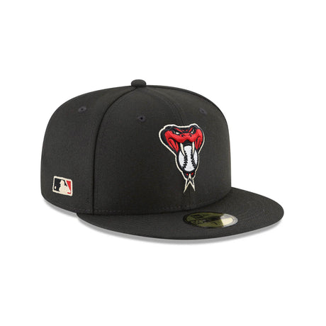 Arizona Diamondbacks Snake Head Logo Black 59FIFTY Fitted Hat - New Era - 23334141001