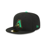 Arizona Diamondbacks St. Patrick's Day 2026 Black 59FIFTY Fitted Hat - New Era - 37090141001