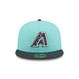 Arizona Diamondbacks Two - Tone Teal & Gray 59FIFTY Fitted Hat - New Era - 23010741002