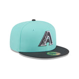 Arizona Diamondbacks Two - Tone Teal & Gray 59FIFTY Fitted Hat - New Era - 23010741002