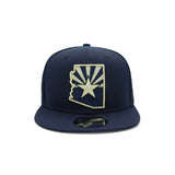 Arizona State Flag Navy Gold Horizon 9FIFTY Snapback - New Era - 