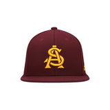 Arizona State Sun Devils Maroon Adidas Fitted Hat - Adidas - 10570260323