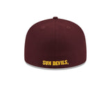 Arizona State Sun Devils Team Color Maroon 59FIFTY Fitted Hat - New Era - 