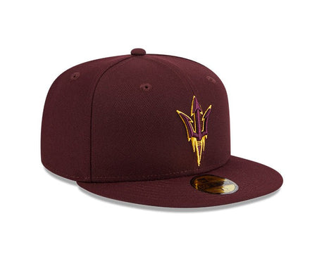 Arizona State Sun Devils Team Color Maroon 59FIFTY Fitted Hat - New Era - 