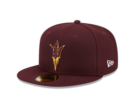 Arizona State Sun Devils Team Color Maroon 59FIFTY Fitted Hat - New Era - 