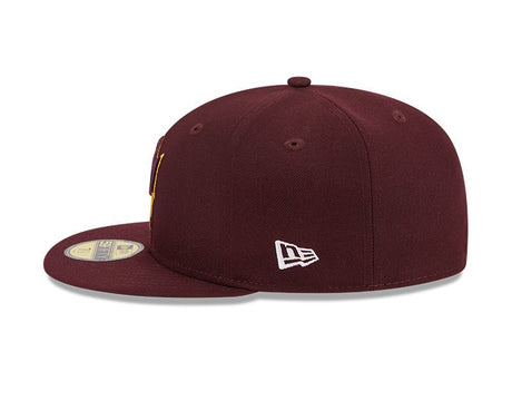 Arizona State Sun Devils Team Color Maroon 59FIFTY Fitted Hat - New Era - 