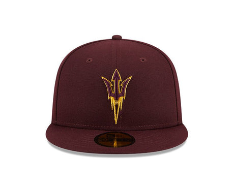 Arizona State Sun Devils Team Color Maroon 59FIFTY Fitted Hat - New Era - 