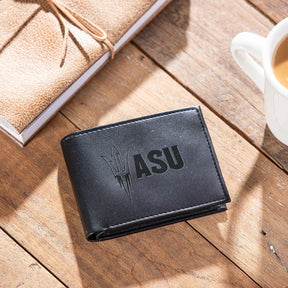 Arizona State University, Bi - Fold Wallet, Black - EG Collective - 801946307907