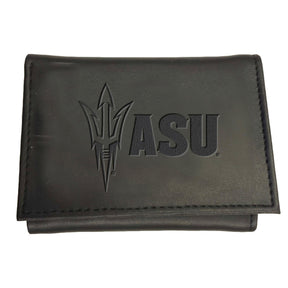 Arizona State University, Tri - Fold Wallet, Black - EG Collective - 801946308102
