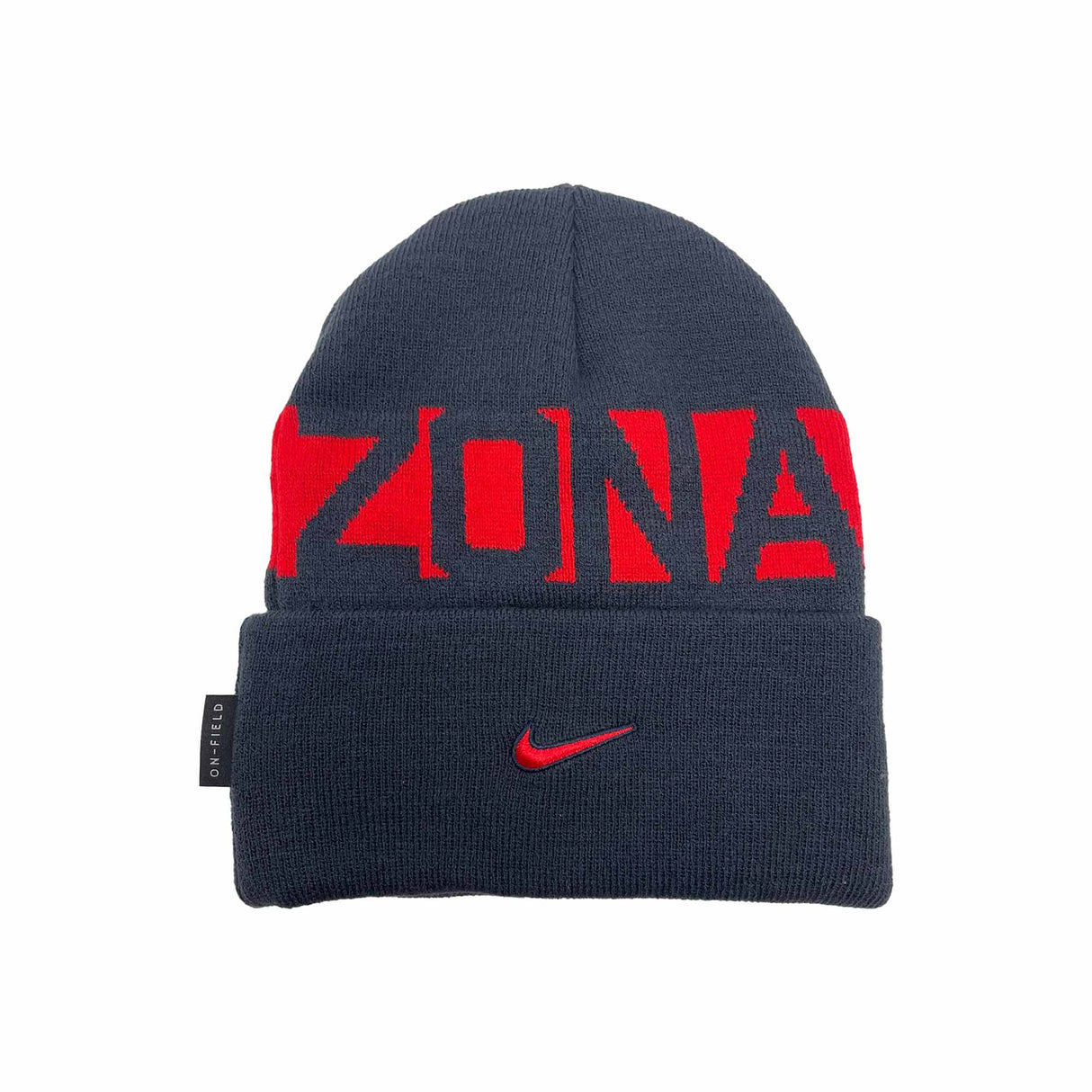 Arizona Wildcats On - Field Cuffed Knit Beanie – Navy/Red - Nike - 2306602